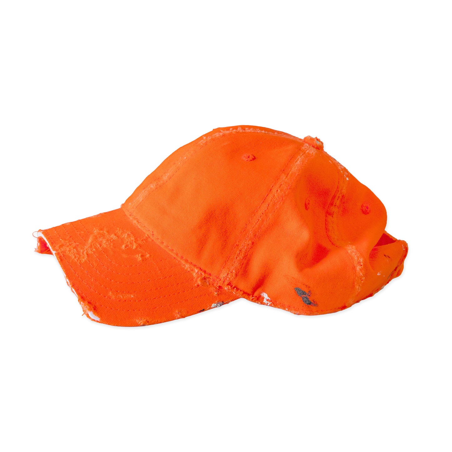 Orange cap on a white background