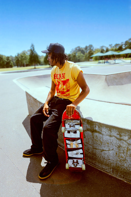 Raw Cut VERS TO VICTORY T-shirt [Harlem Yellow] - EVR® 