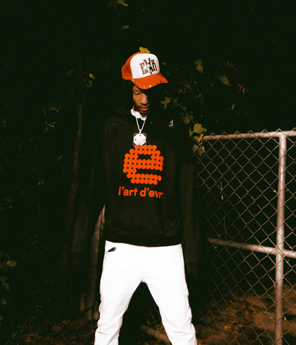 L'ART D'EVR Hoodie [Thrashed Orange] - EVR® 