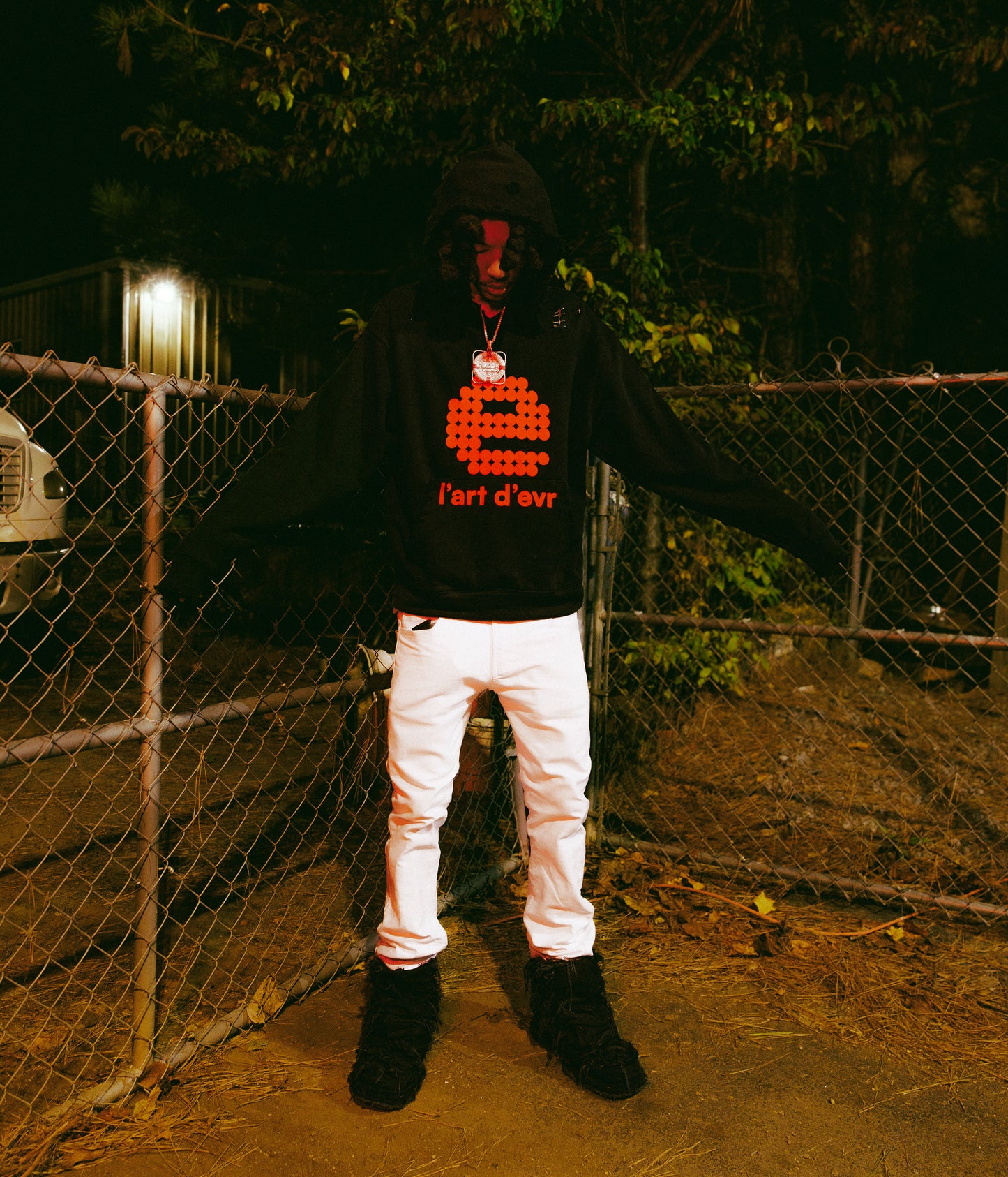 L'ART D'EVR Hoodie [Thrashed Orange] - EVR® 