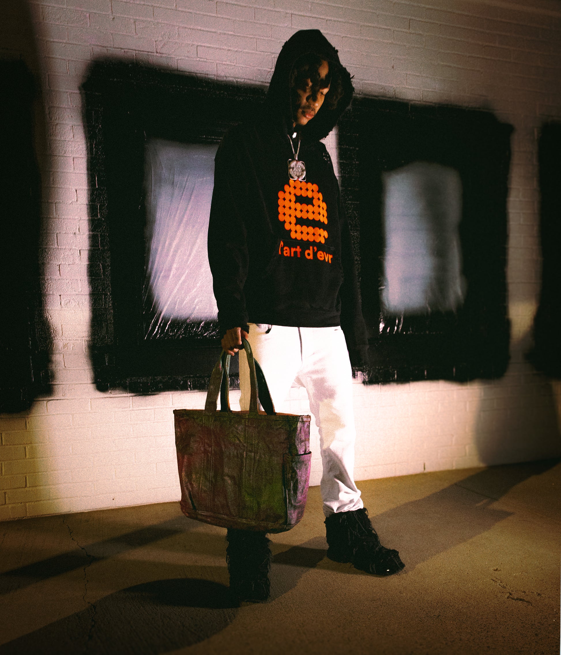 L'ART D'EVR Hoodie [Thrashed Orange] - EVR® 
