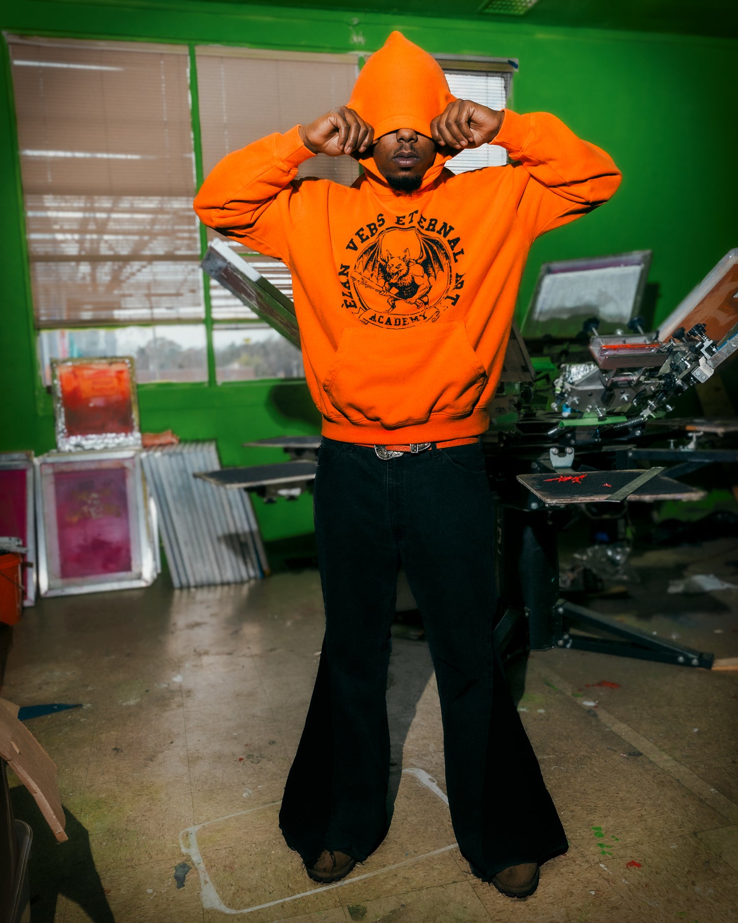 ETERNAL ACADEMY Hoodie [Solar Orange]