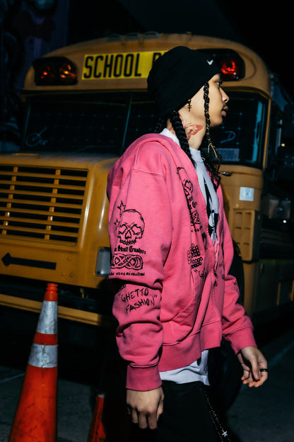 DAY DREAMER Zip up [Hitman Pink]