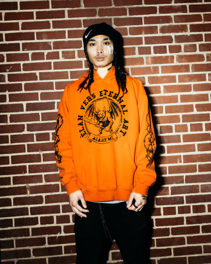 ETERNAL ACADEMY Hoodie [Solar Orange]