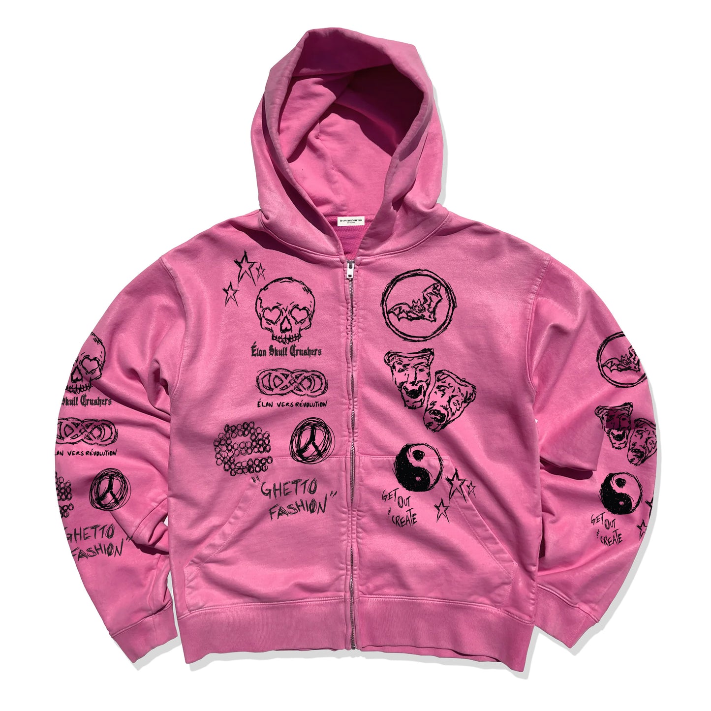 DAY DREAMER Zip up [Hitman Pink]