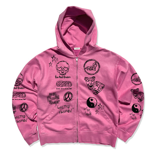 DAY DREAMER Zip up [Hitman Pink]
