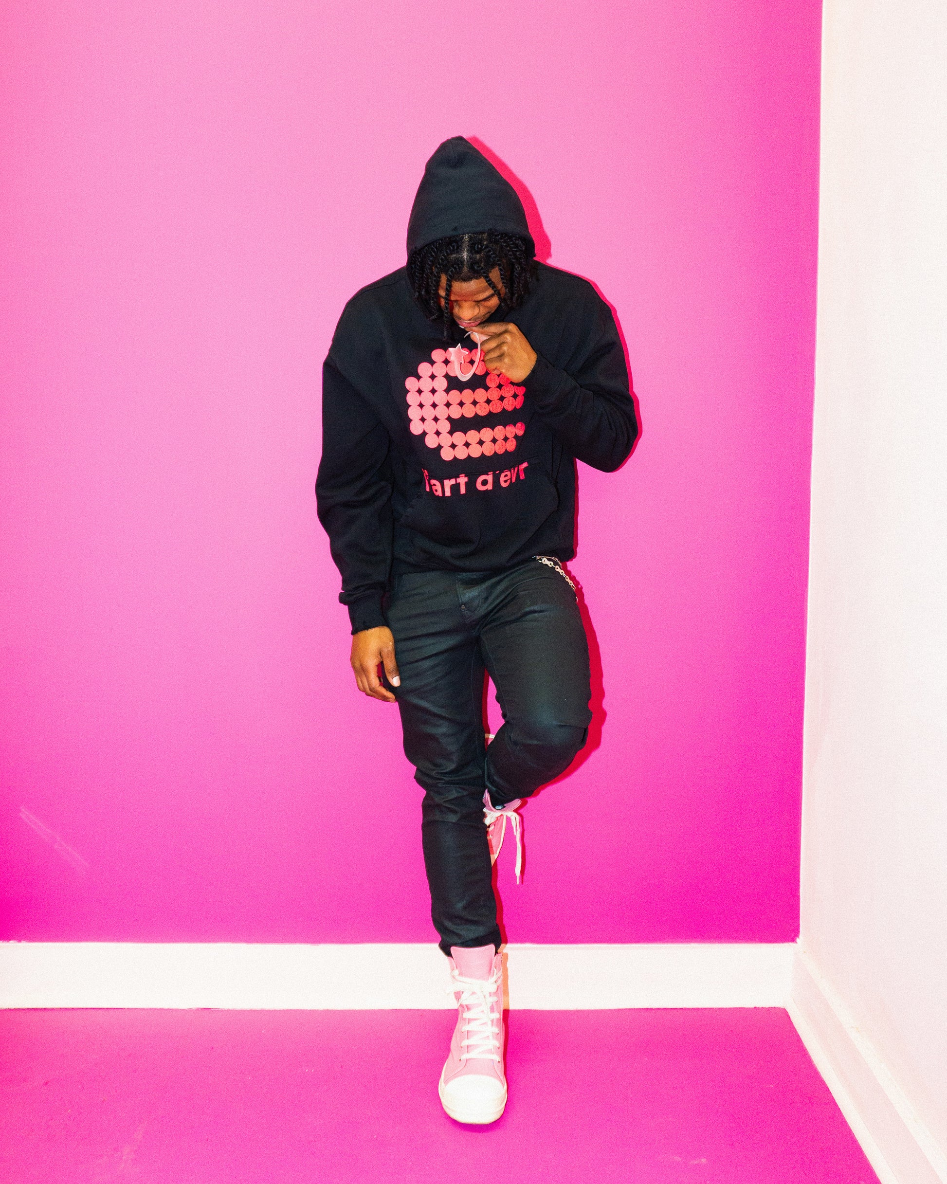 L'ART D'EVR HOODIE [HITMAN PINK] - EVR® 