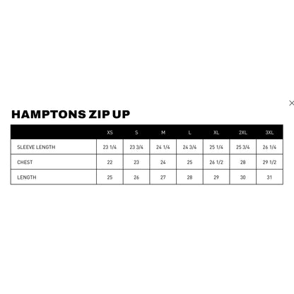 HAMPTONS Zip up [Black]