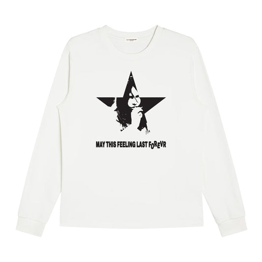 LAST FOREVR Long Sleeve T-shirt [White]