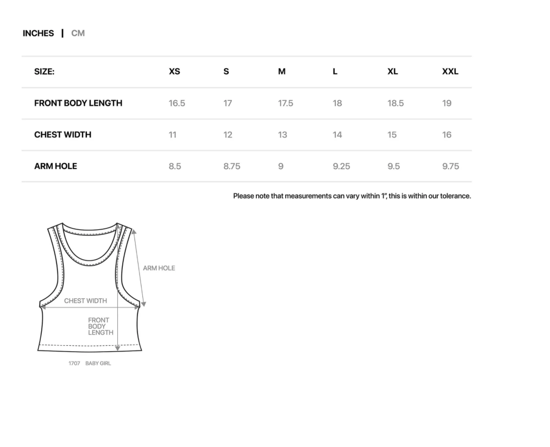 INFINITY, BABY CROP TANK [BLANC WHITE] - EVR® 