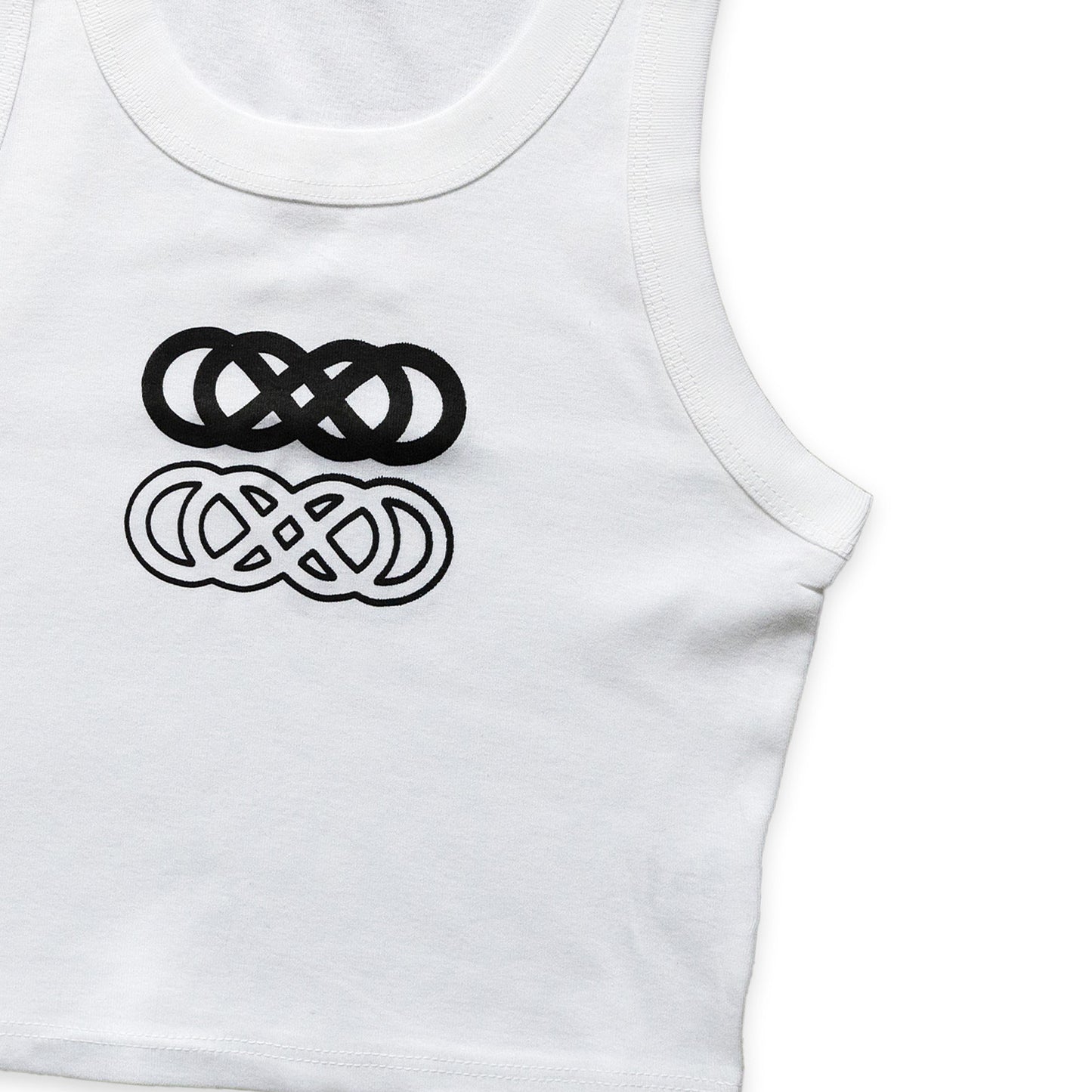 INFINITY, BABY CROP TANK [BLANC WHITE] - EVR® 