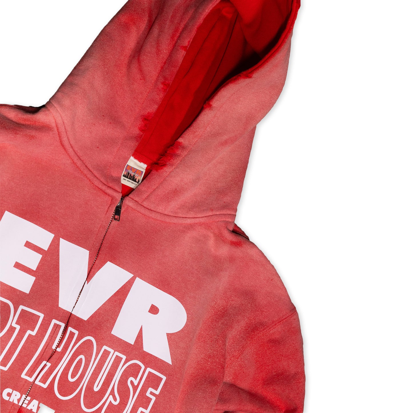 ART HOUSE ZIP UP HOODIE [CANDY CANE] - EVR® 