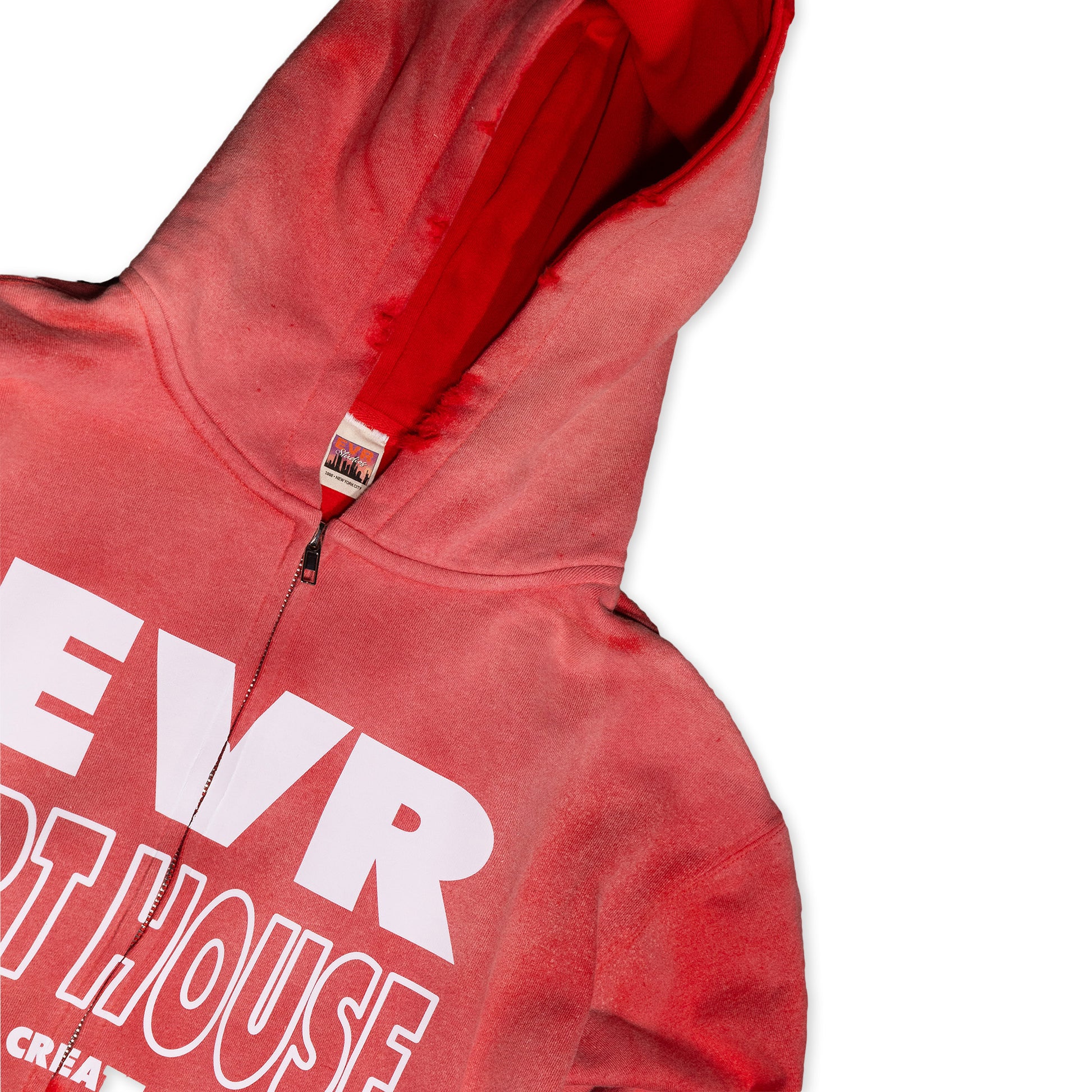 ART HOUSE ZIP UP HOODIE [CANDY CANE] - EVR® 