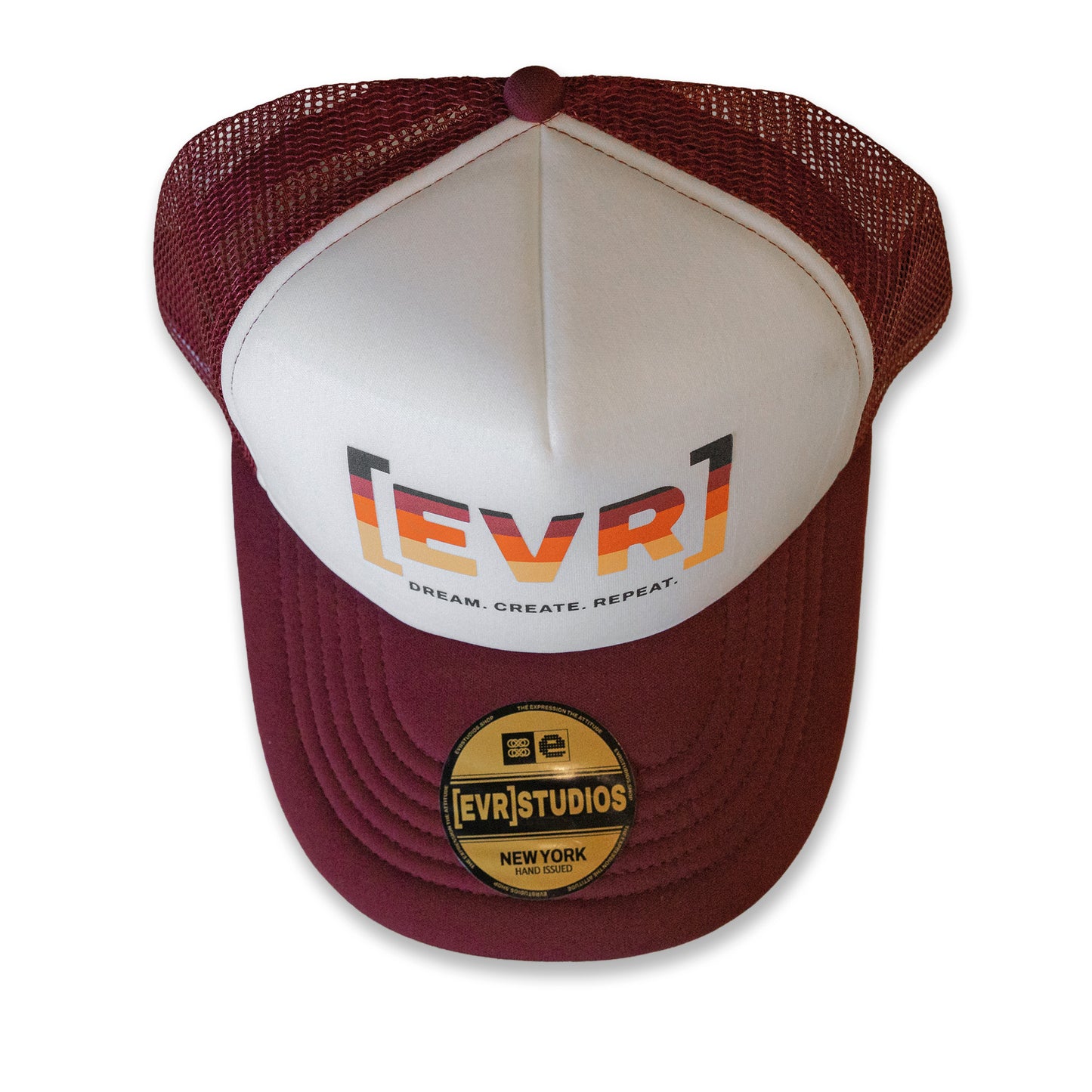 ART HOUSE TRUCKER CAP [BURGUNDY] - EVR® 