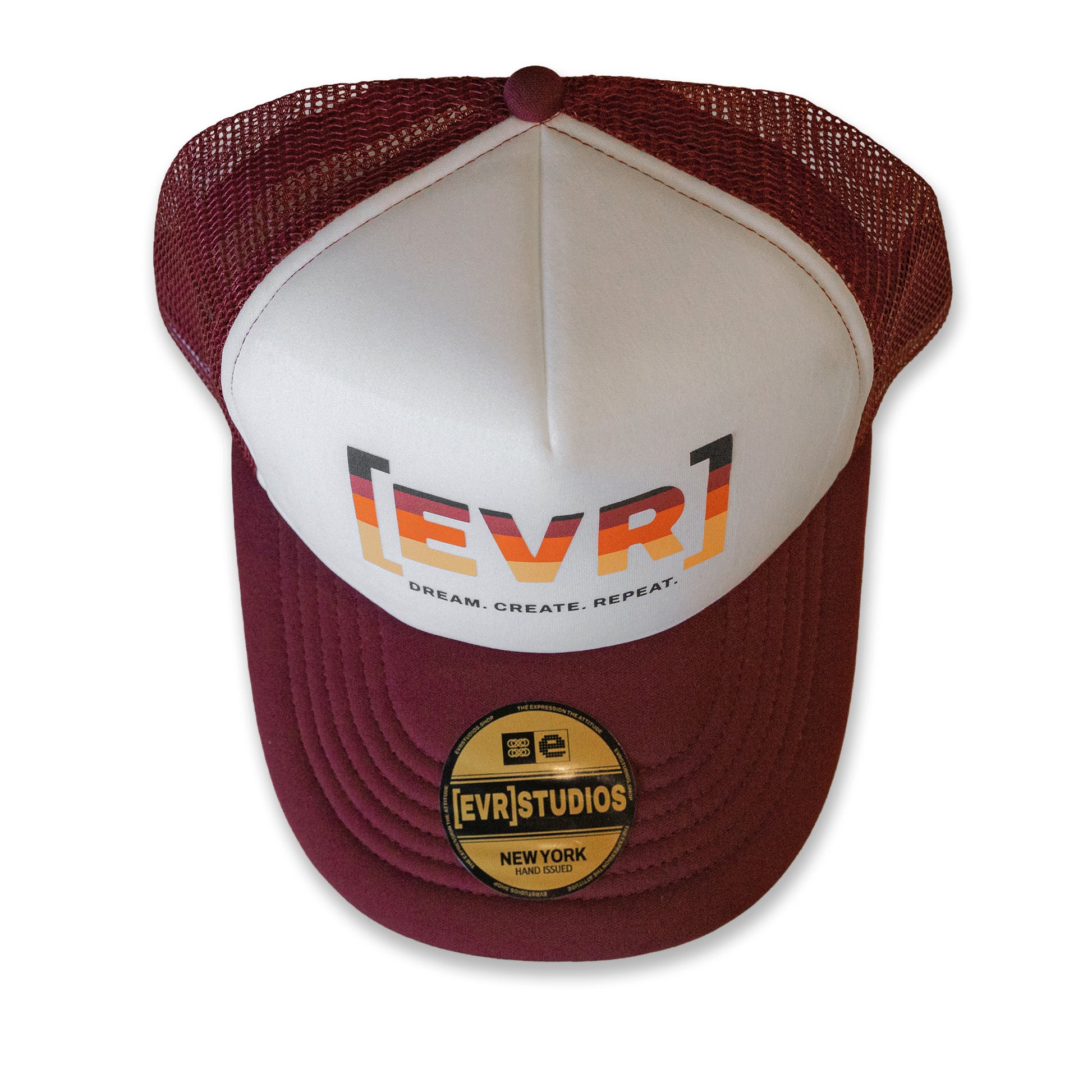 ART HOUSE TRUCKER CAP [BURGUNDY] - EVR® 