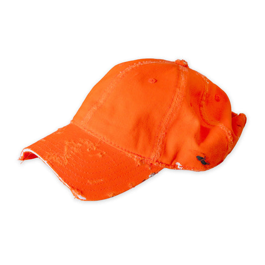 Vintage Orange cap on a white background