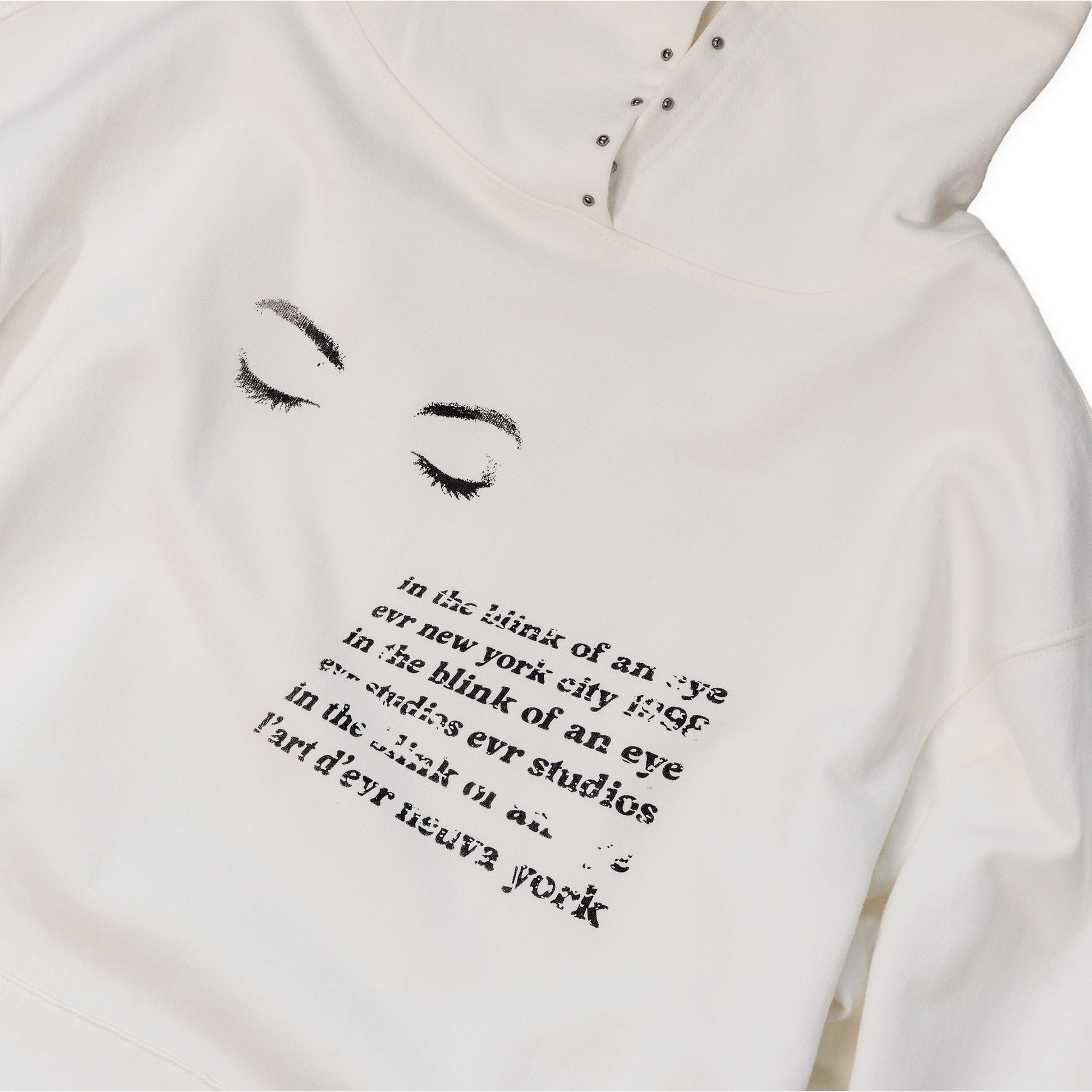 BLINK OF AN EYE HOODIE [BONE] - EVR® 
