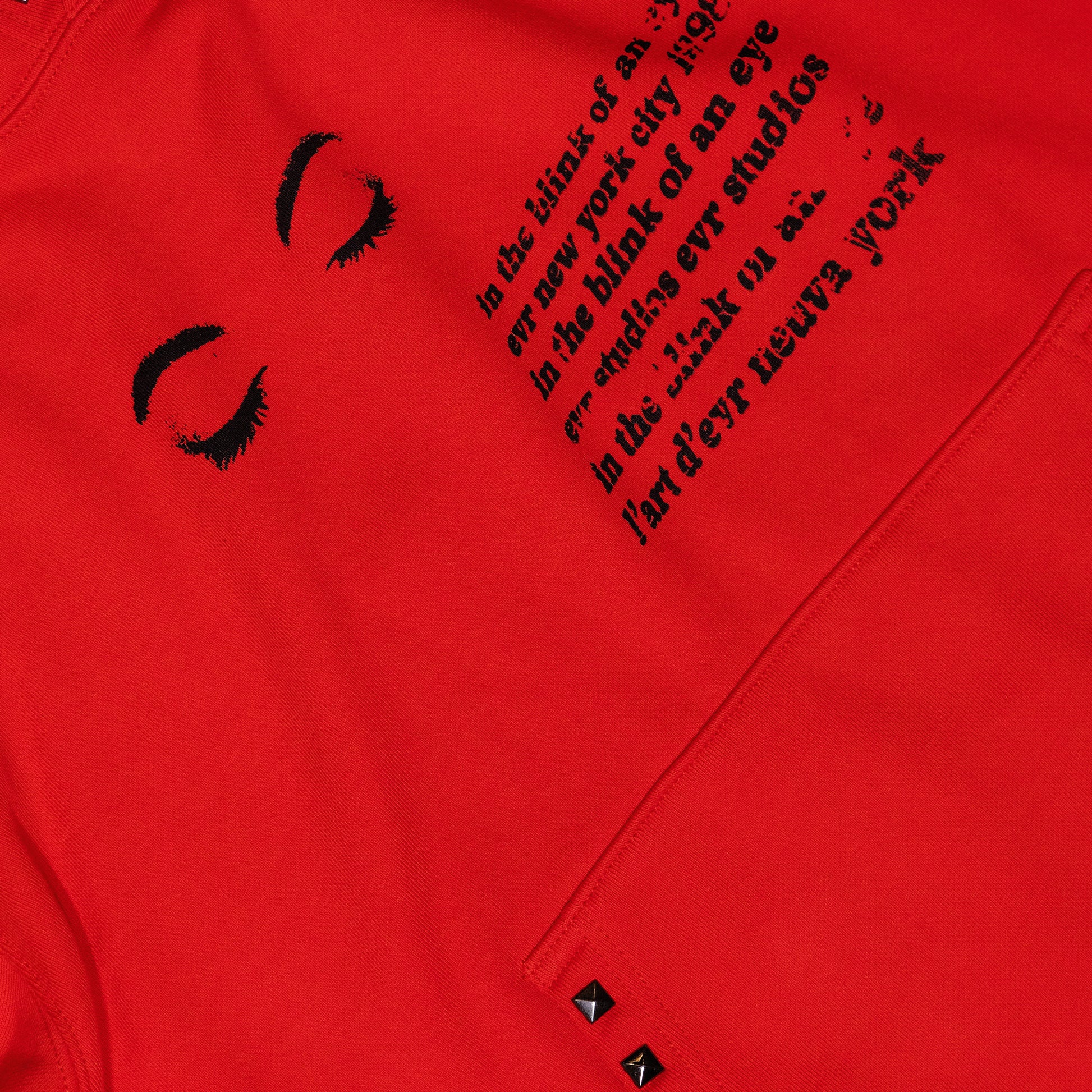BLINK OF AN EYE HOODIE [CHILI PEPPER] - EVR® 