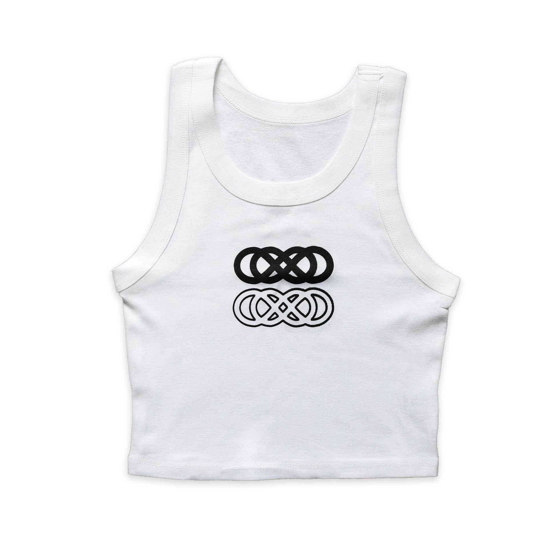 women’s graphic baby crop tank from independent brand