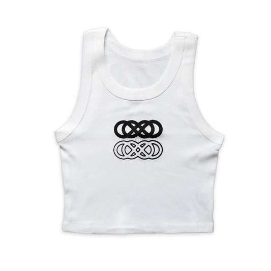 women’s graphic baby crop tank from independent brand