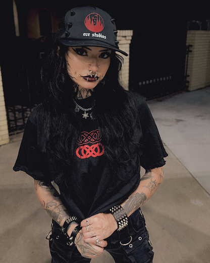 Distressed INFINITY T-shirt [Rated Red]