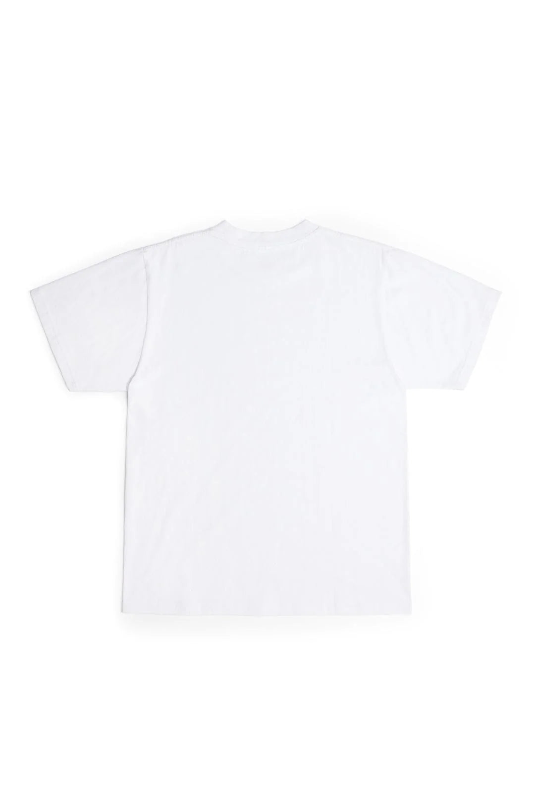 Plain white t-shirt on a white background