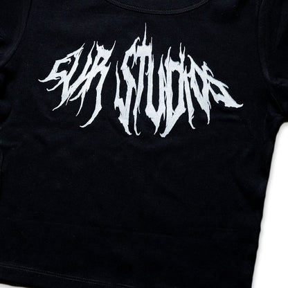 SLASHER, BABY TEE [BLACK] - EVR® 
