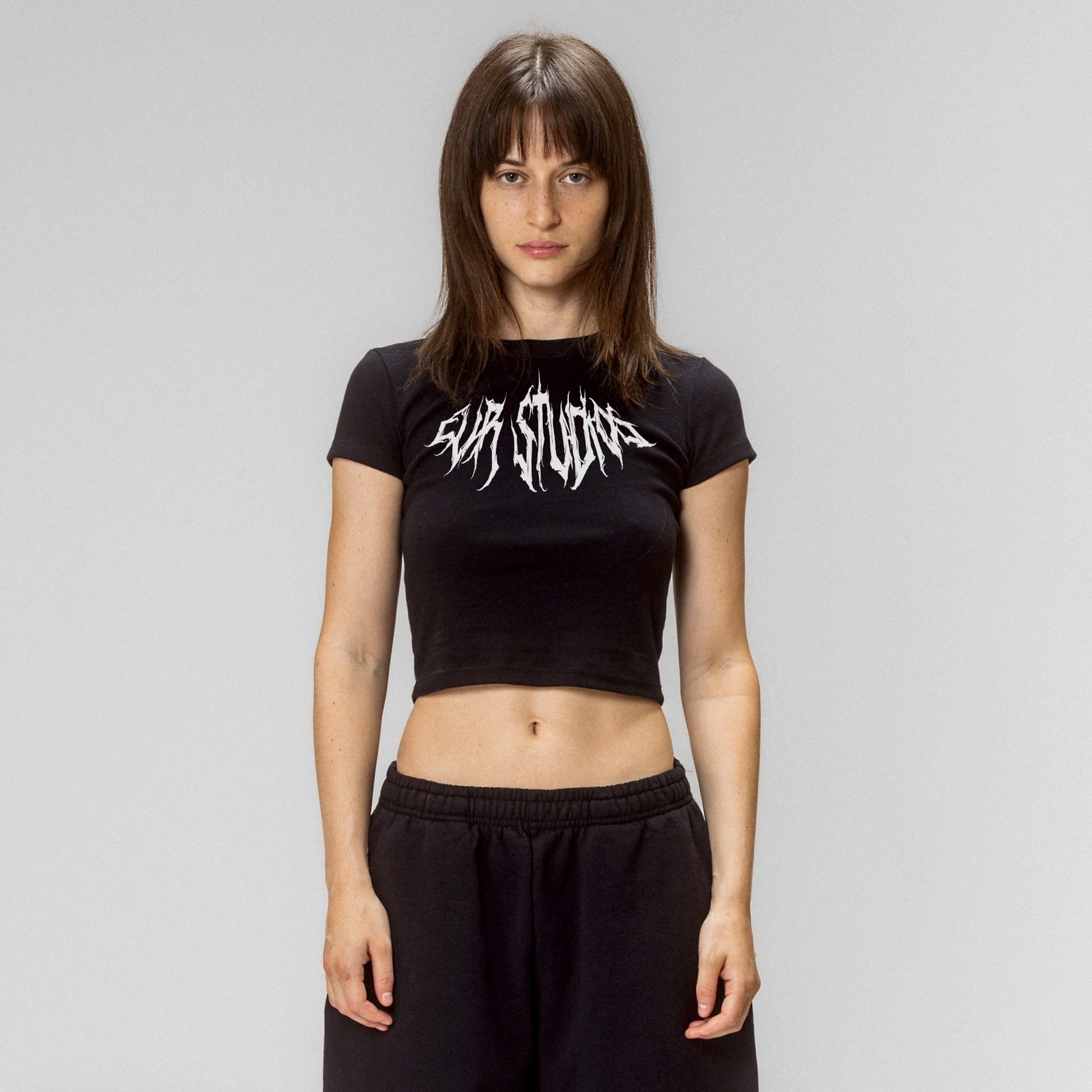 SLASHER, BABY TEE [BLACK] - EVR® 